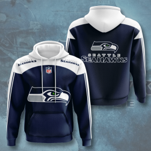 Seattle Seahawks 3D Printed Hooded Pocket Pullover Hoodie Limited Edition Gift