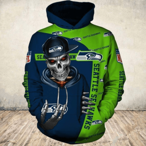 Best Seattle Seahawks 3D Printed Hooded Pocket Pullover Hoodie For Awesome Fans 