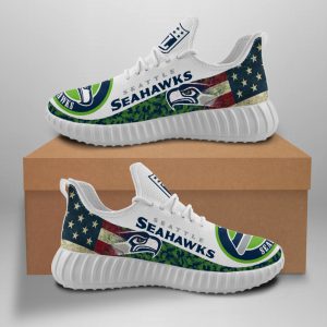 Seattle Seahawks Yeezy Boost 350 V2 Sneaker Shoes Men Women For Hot Fans