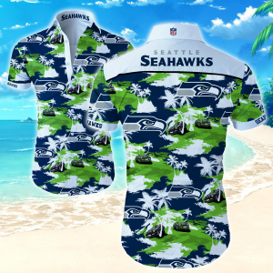 Seattle Seahawks Hawaiian Shirt For Big Fans