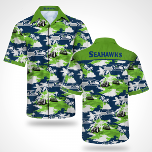 Green Seattle Seahawks Hawaiian Shirt For Awesome Fans