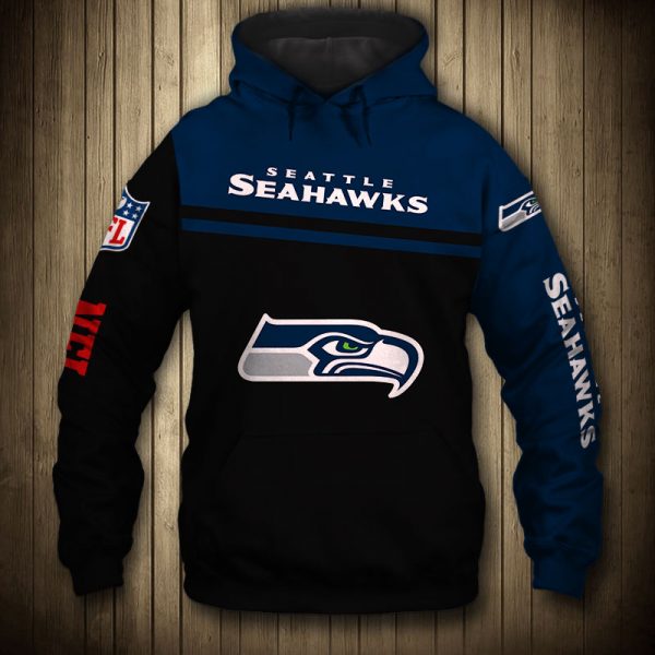 Great Seattle Seahawks 3D Printed Hooded Pocket Pullover Hoodie For Awesome Fans
