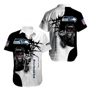 Seattle Seahawks Hawaiian Aloha Shirt For Sale