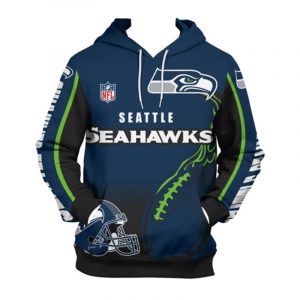 Best Seattle Seahawks 3D Printed Hooded Pocket Pullover Hoodie For Big Fans