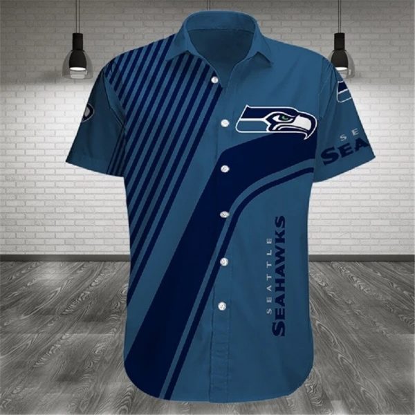 Seattle Seahawks Hawaiian Aloha Shirt For Big Fans