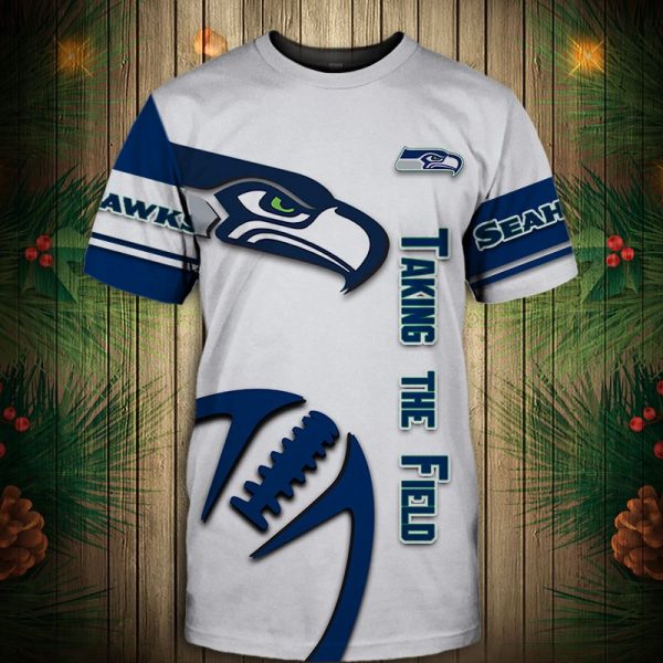 Seattle Seahawks T-Shirt Graphic balls gift for fans