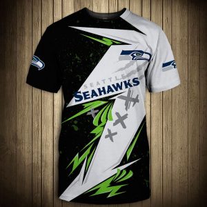 Seattle Seahawks T-shirt Thunder graphic gift for men