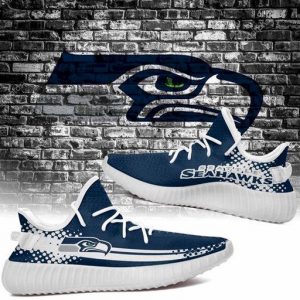 Seattle Seahawks Yeezy Boost 350 V2 Sneaker Shoes Men Women Limited Edition Gift
